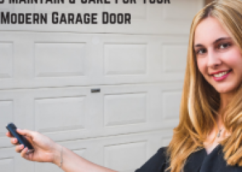 Comment entretenir et prendre soin de votre porte de garage moderne